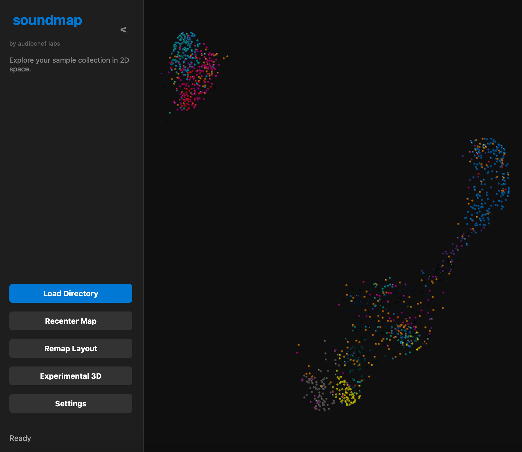 Soundmap interface screenshot